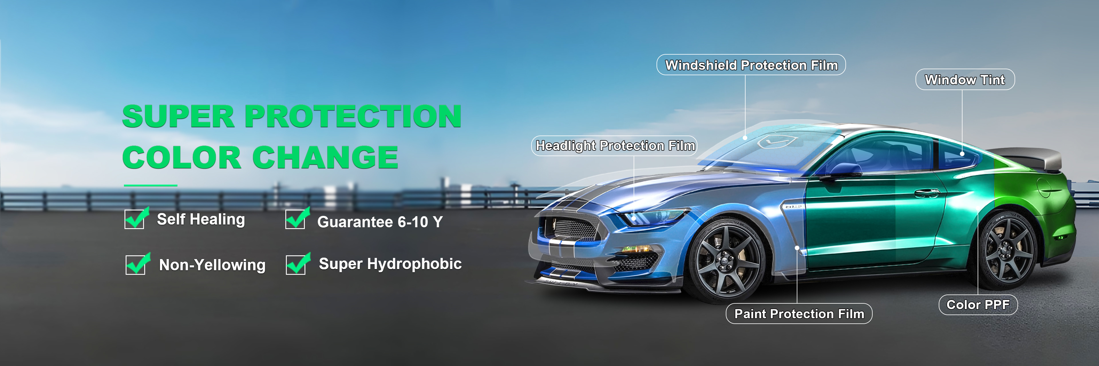 kualitas Film pelindung cat gloss pabrik